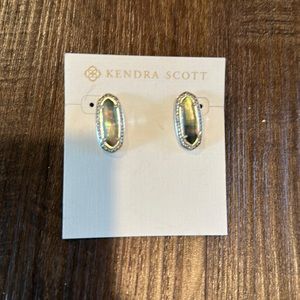 Kendra Scott Abalone Shell Post Earrings